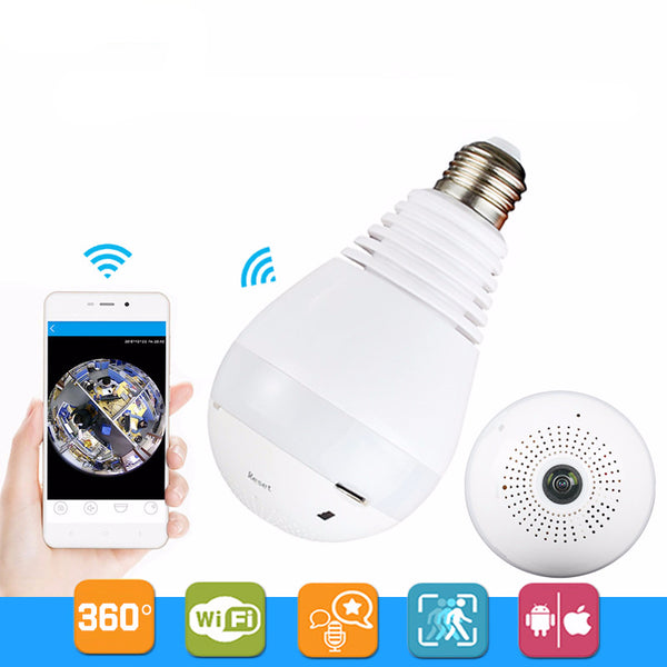 Camera Home Security Bulb