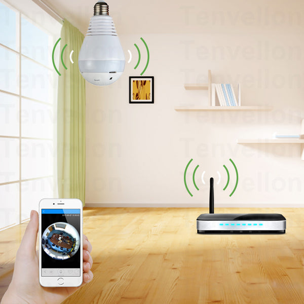 Camera Home Security Bulb