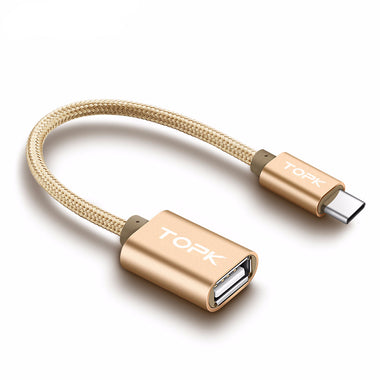 USB Type C to USB OTG Cable Adapter for Android Device