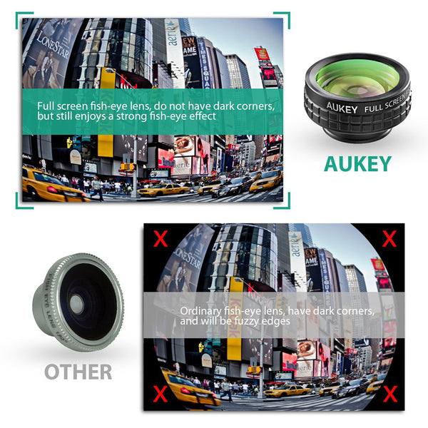 Mini Clip-on Optic Cell Phone Camera Lens Kit