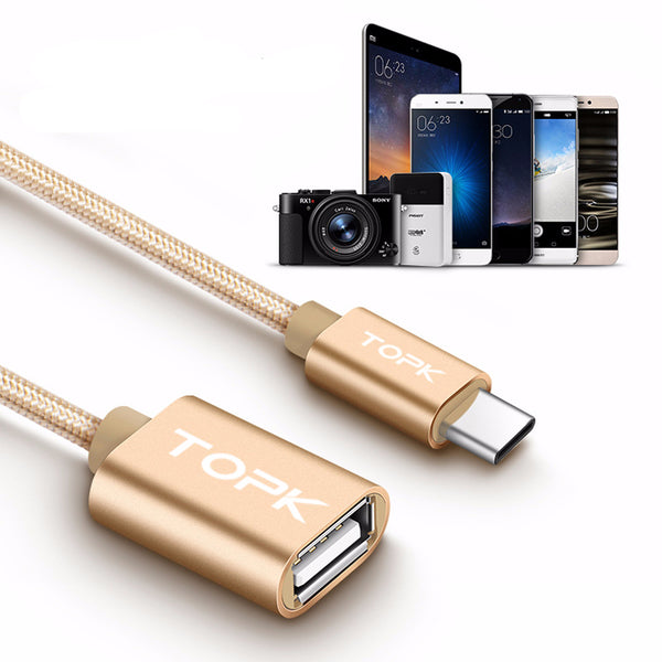 USB Type C to USB OTG Cable Adapter for Android Device