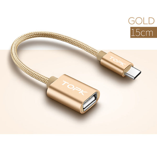 USB Type C to USB OTG Cable Adapter for Android Device
