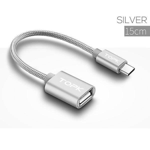 USB Type C to USB OTG Cable Adapter for Android Device